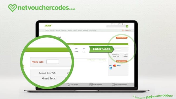 Where to enter your Acer Discount Code